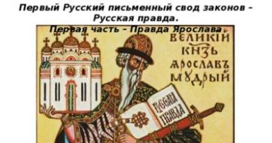 Происхождение и источники Русской Правды
